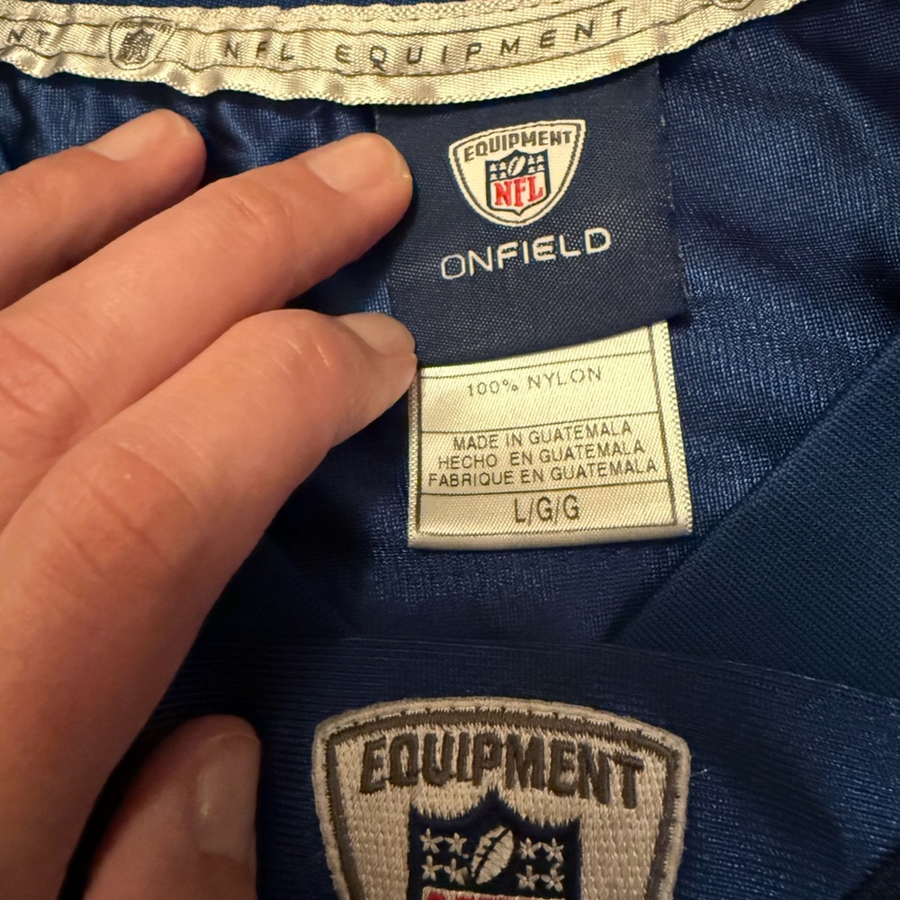 Indianapolis Colts Jersey Mens Large #00‎ NFL Equipment Authentic Football Shirt - Picture 10 of 10